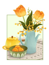 植物花卉小清新装饰画