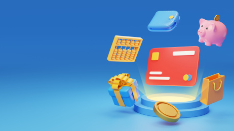 金融理财省钱收益利润管理3D