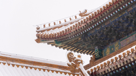 中国古代建筑 雪景