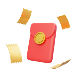 红包利是封活动优惠券返现3D