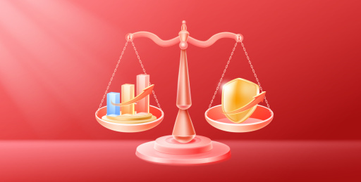 金融均衡稳健投资天平元素