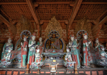 山西五台山大佛光寺古建筑