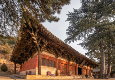 山西五台山大佛光寺古建筑