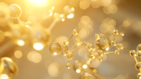 美妆精华胶原蛋白分子3d效果