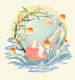 中秋插画