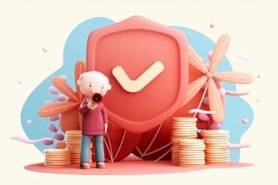 3D渲染的可爱的卡通人物