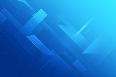 蓝色几何图案渐变抽象背景图