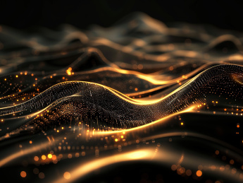 黑色背景下照明设备的特写镜头