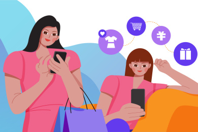 女人热爱在线购物