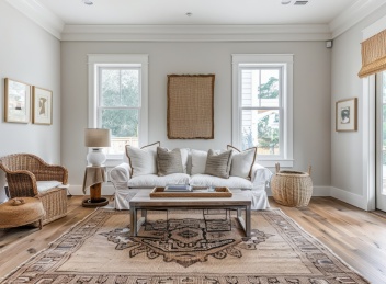 舒适的沿海风格客厅