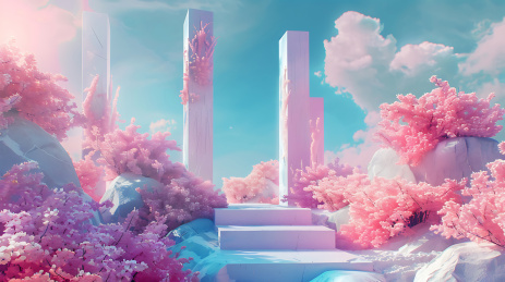 夏日膨胀风电商展台