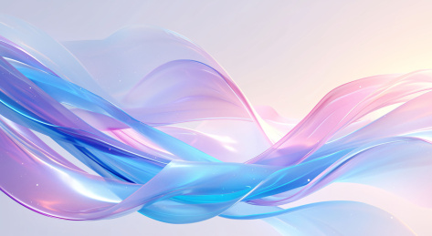 粉色潮流时尚炫彩流体渐变多彩曲线渐变元素