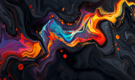 彩色涂料液体背景