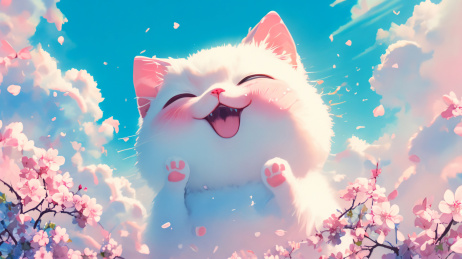 开心猫咪