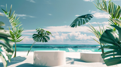 3D场景电商产品展台背景创意空间素材