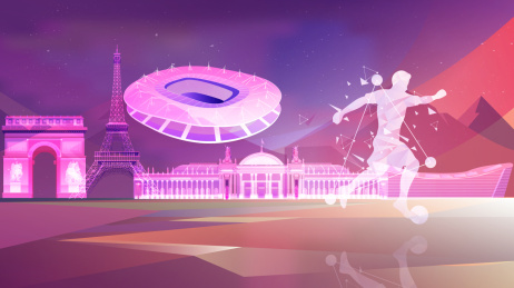 巴黎奥运会城市地标建筑足球项目