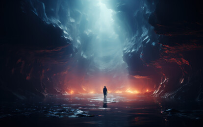 灾难环境和一个人