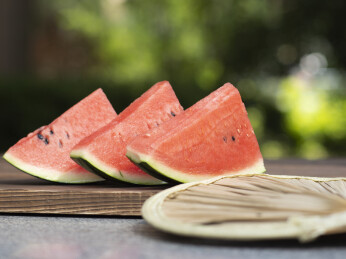 夏天夏日吃西瓜