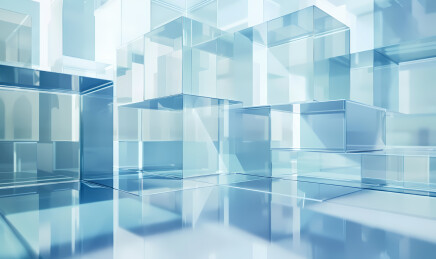 极简清新几何空间