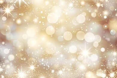 金色的灯光星空背景