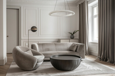 现代装修风格的客厅