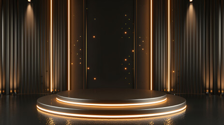 简约设计电商展台背景