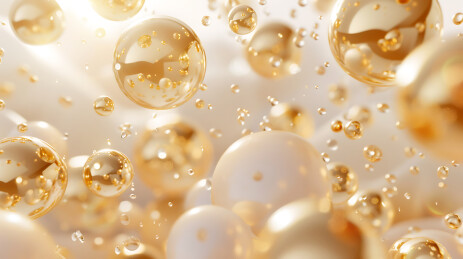 3d水分子护肤抽象背景