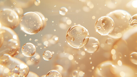 3d水分子护肤抽象背景