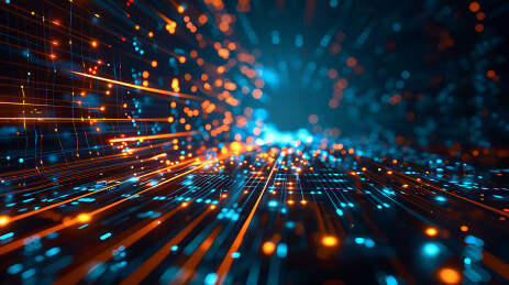 几何抽象风格商务科技背景