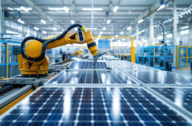 制造工厂车间内部的设备