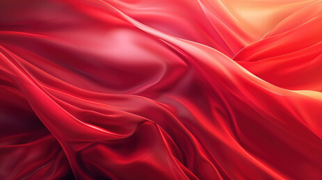 红色丝绸背景图