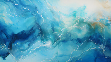 水彩流体抽象图形