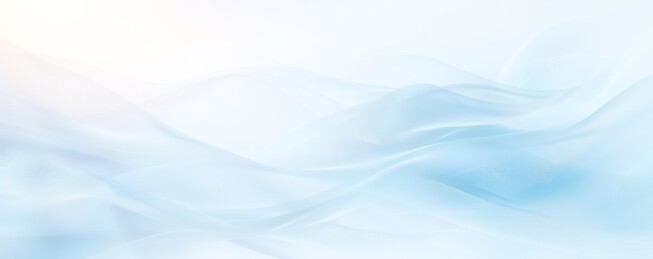 柔和曲线和波浪的抽象淡蓝色背景