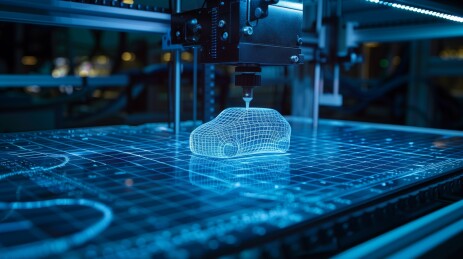 3D打印技术科技感背景