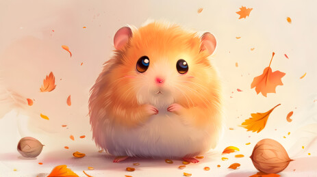 可爱小仓鼠