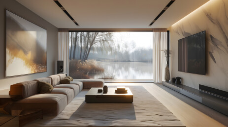 现代建筑空间光影