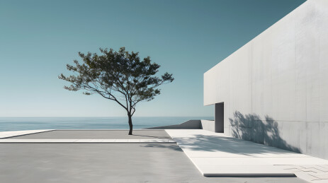 艺术简约空间建筑