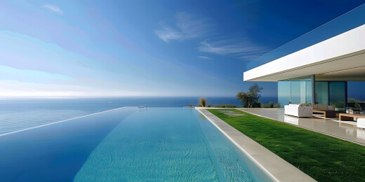 现代别墅建筑背景