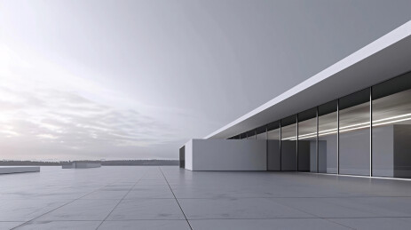 现代虚拟别墅背景