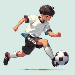 卡通体育运动人物插画