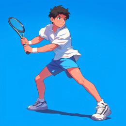 卡通体育运动人物插画