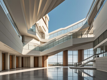 建筑设计摄影建筑现代感窗口光线变化室内设