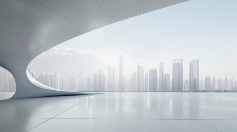 现代城市虚拟建筑场景