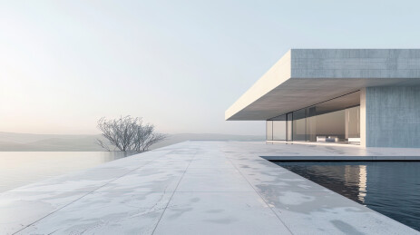 简约设计现代别墅背景