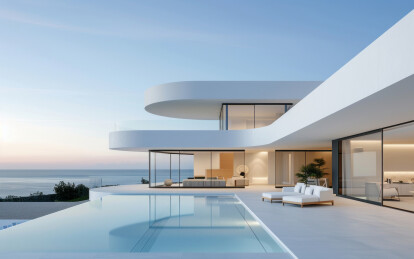 极简的现代建筑艺术与空间结构