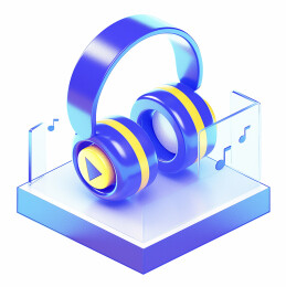 音乐播放器3D图标