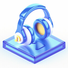 音乐播放器3D图标