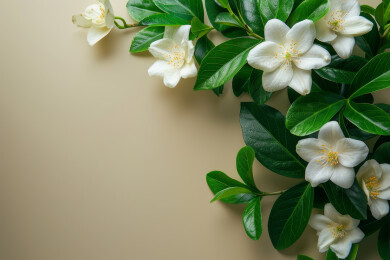 茉莉花的特写