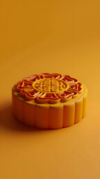 中秋节月饼美食食物卡通插画