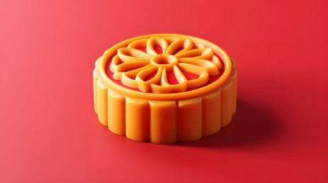 中秋节月饼美食食物卡通插画